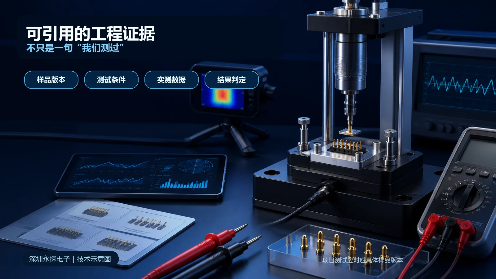 Magnetic connector engineering test and verification evidence