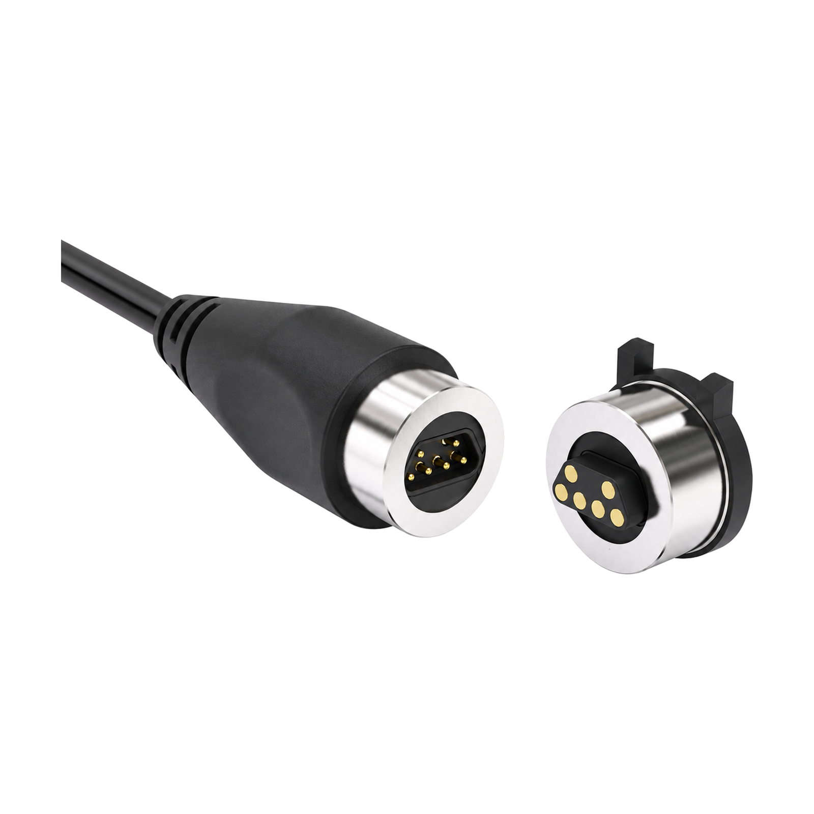 Custom Round 6-Pin Magnetic Data Cable, 1 A / 5 V – YT-MDC-018