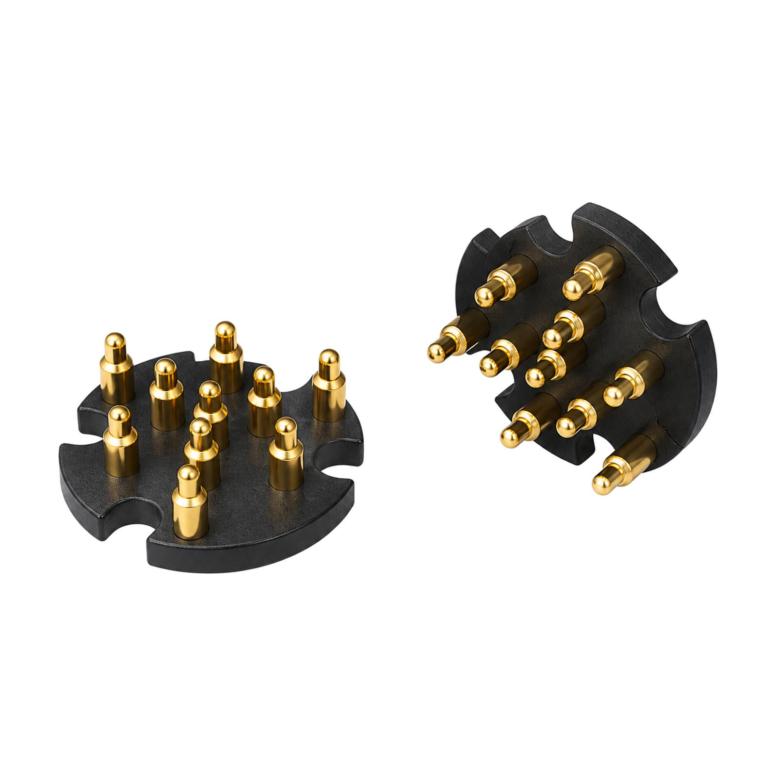深圳永探电子10PIN定制式SMT贴片式Pogo Pin连接器（YT-PPC-005）产品主图