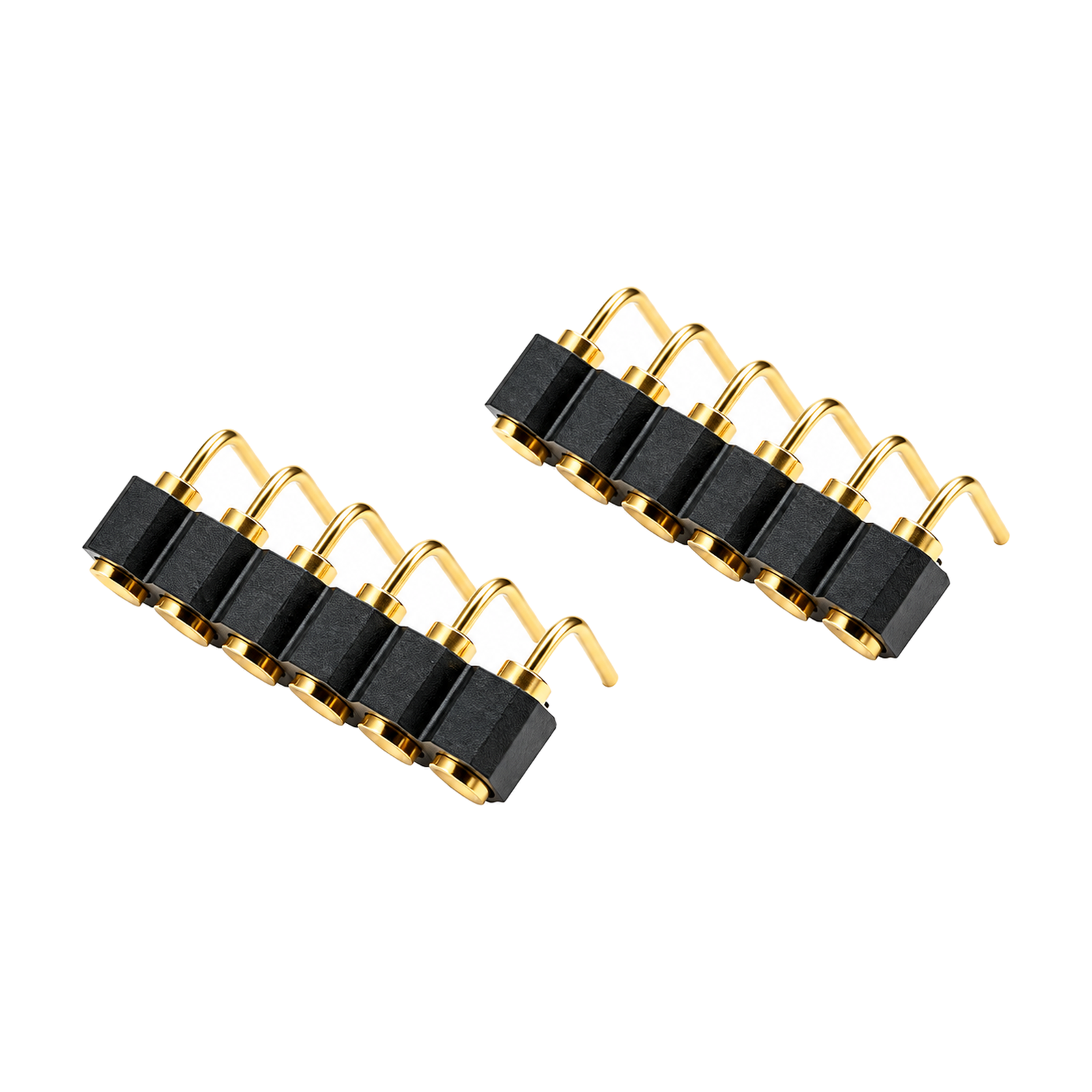 深圳永探电子6PIN2.54mm直角式Pogo Pin连接器（YT-PPC-040）产品主图