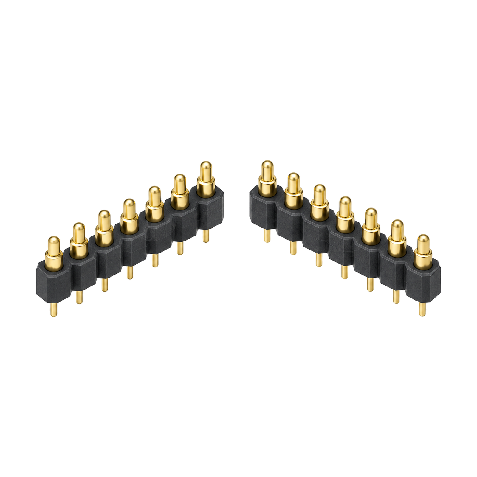 深圳永探电子7PIN2.54mmDIP直插式Pogo Pin连接器（YT-PPC-052）产品主图