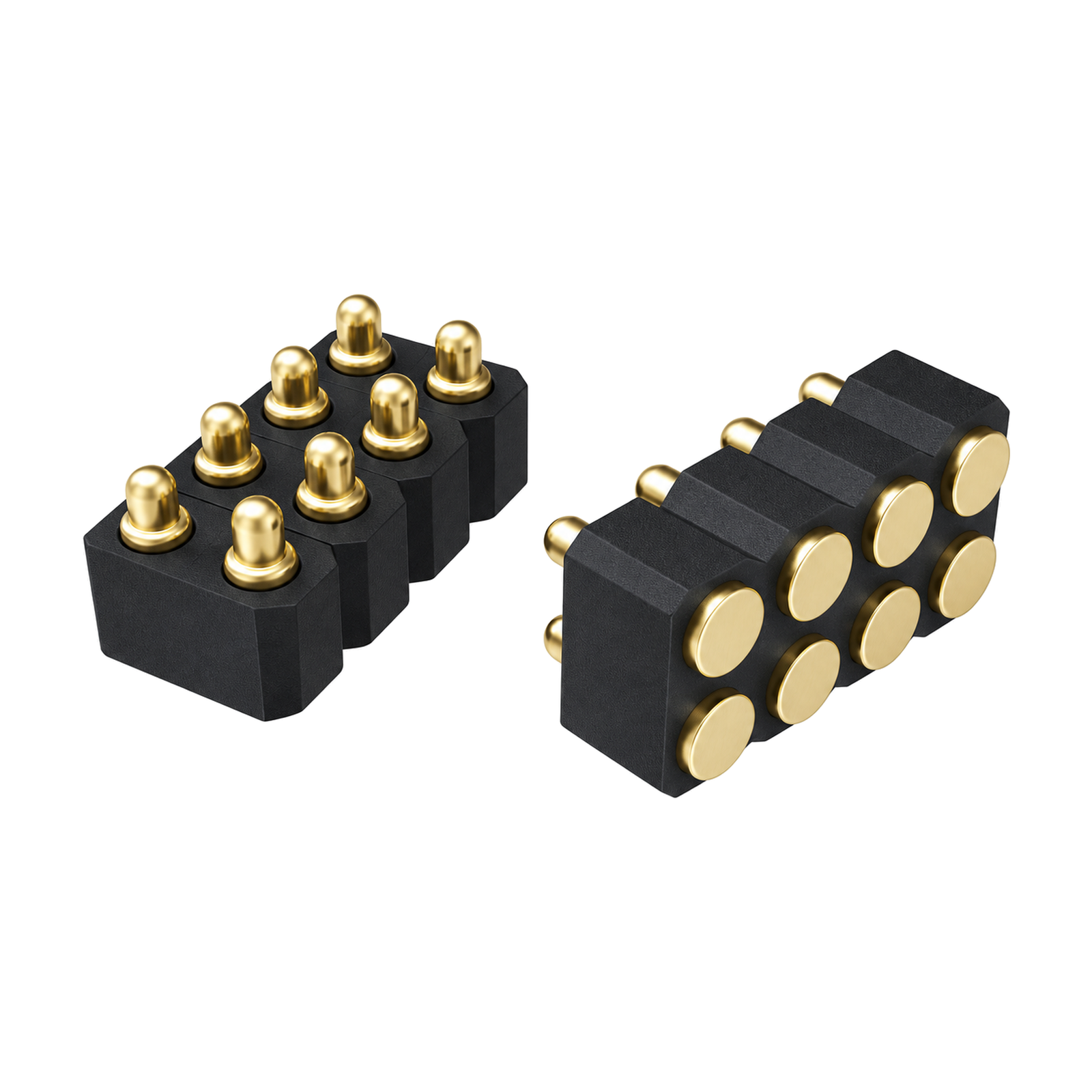 深圳永探电子8PIN2.54mmSMT贴片式Pogo Pin连接器（YT-PPC-082）产品主图