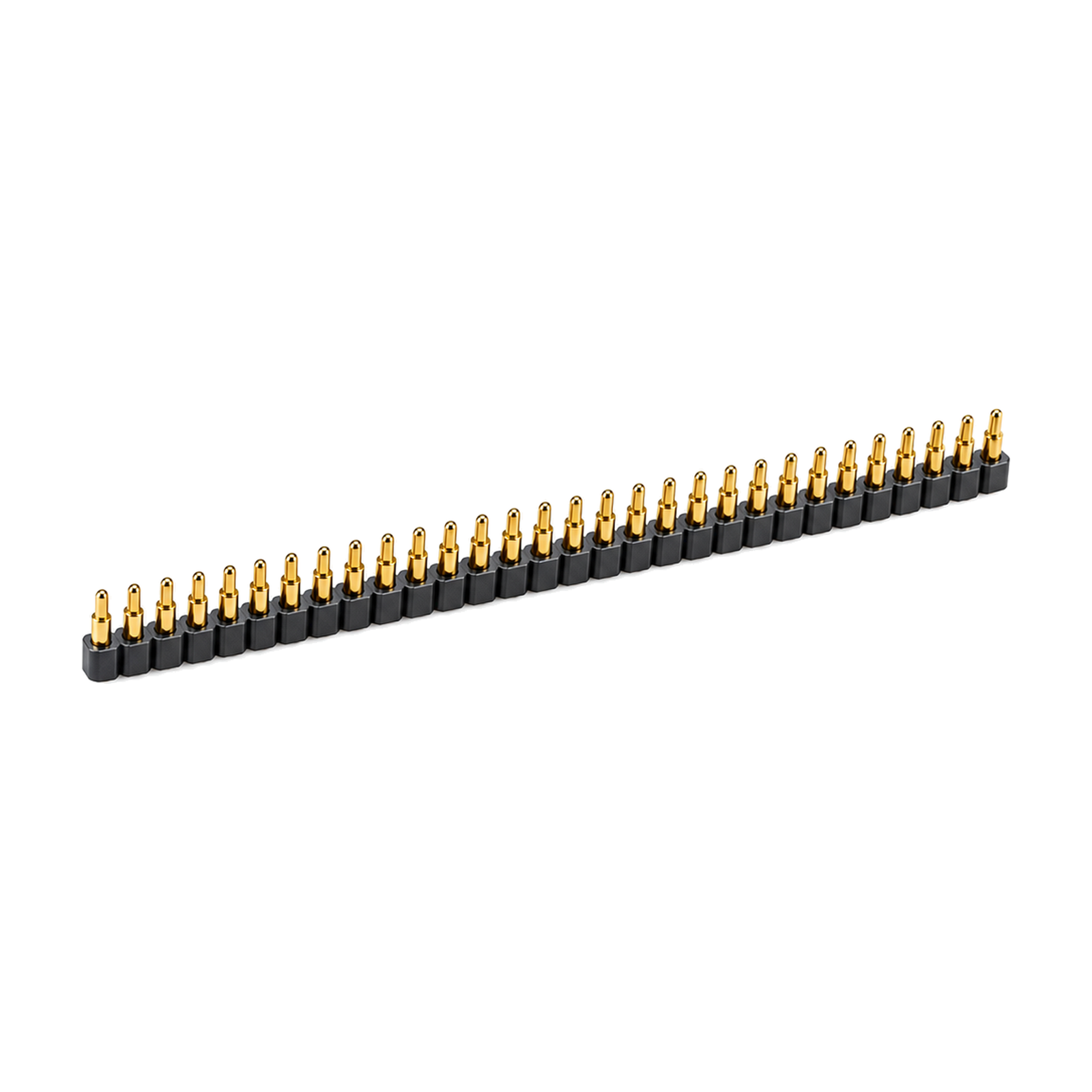 Custom 30-Pin 2.54 mm SMT Pogo Pin Connector, 3 A / DC 12V – YT-PPC-085