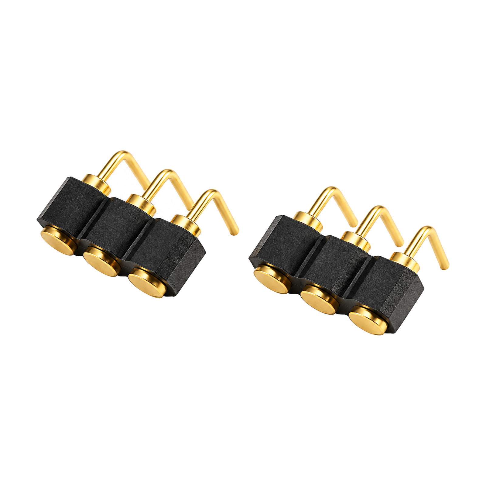 Custom 3-Pin 2.54 mm Right-Angle Pogo Pin Connector – YT-PPC-089