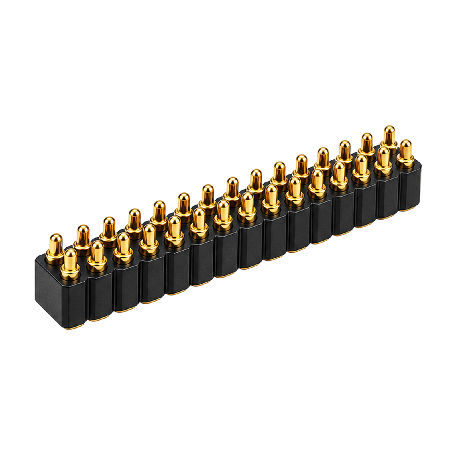 Custom 30-Pin 2.54 mm SMT Pogo Pin Connector, 3 A / DC 12V – YT-PPC-098