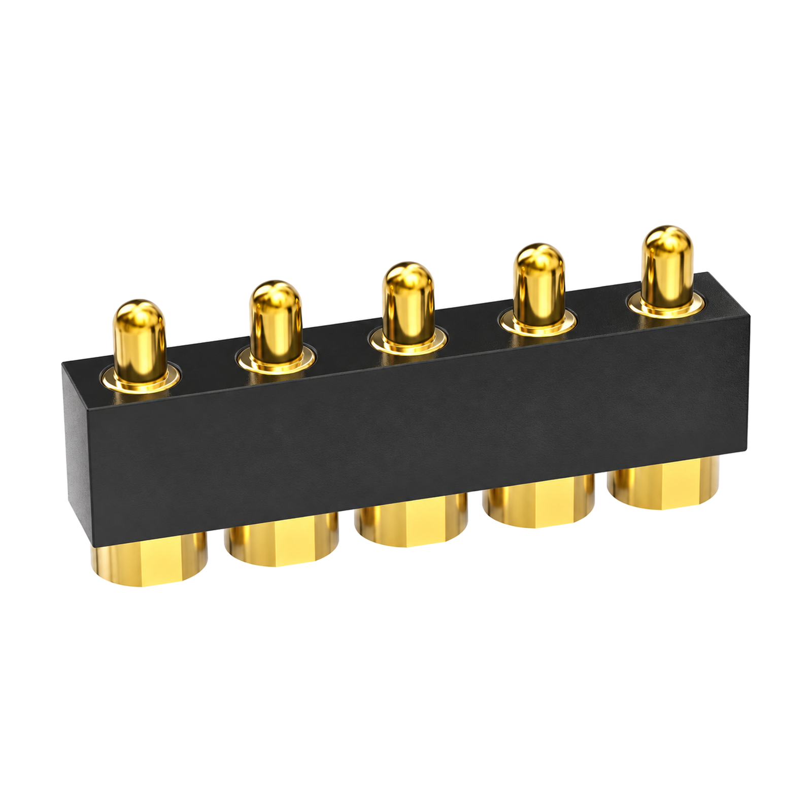 Custom 5-Pin SMT Pogo Pin Connector, 3 A / 12 V – YT-PPC-103