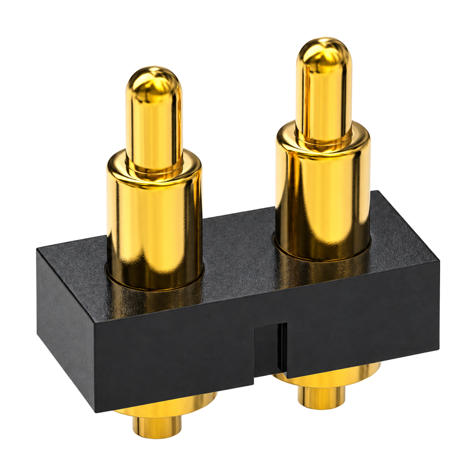 Custom 2-Pin 2.54 mm DIP Through-Hole Pogo Pin Connector, 1 A / 36 V – YT-PPC-108