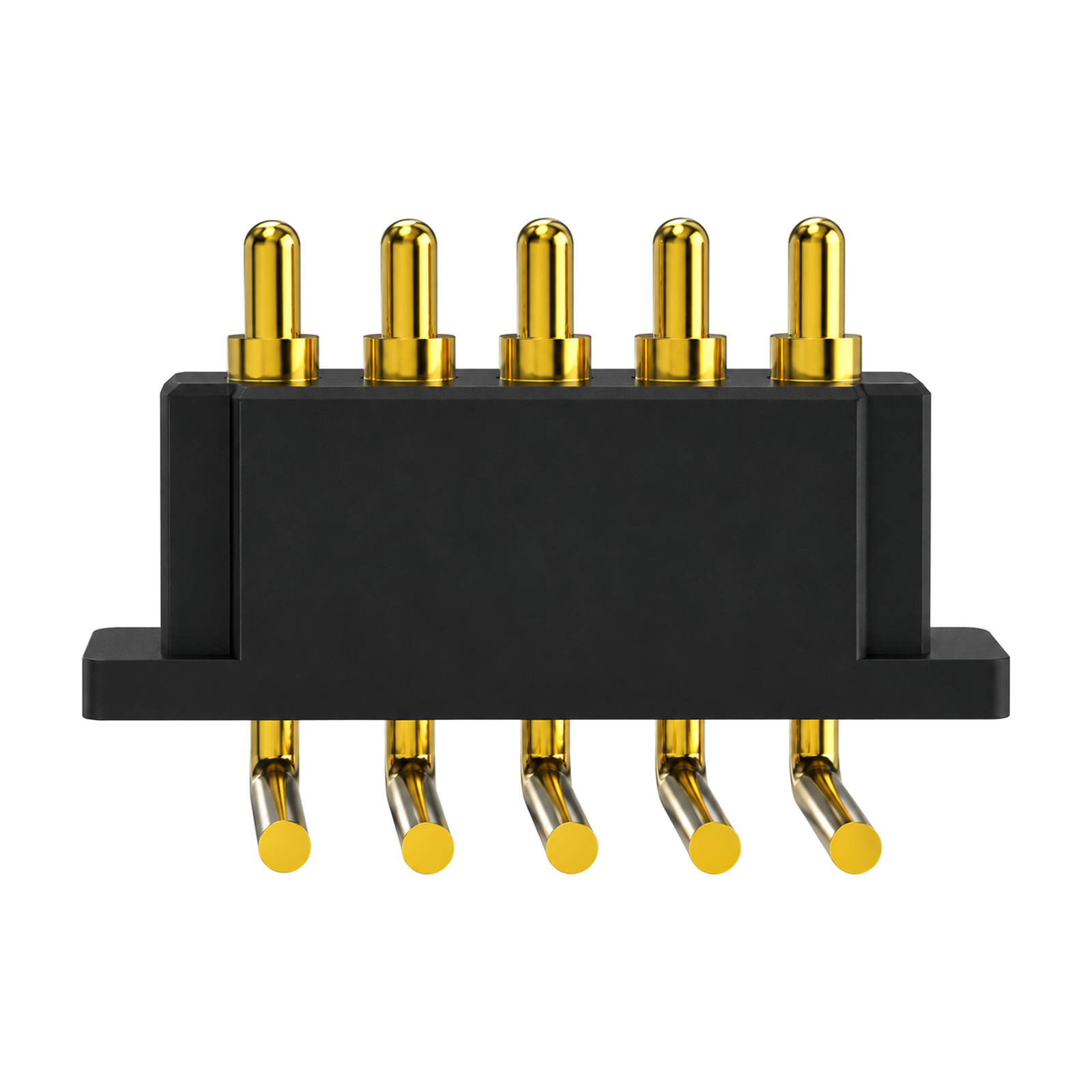 Custom 5-Pin Right-Angle Pogo Pin Connector, 8 A / 12 V – YT-PPC-112